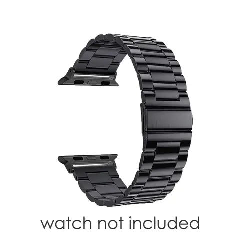 Men's Stainless Steel Strap for Apple Watch, Fits 40-49mm Sizes, Durable & Stylish, Perfect for Daily Wear & Business Use, Metal Watch Strap (Band Only)