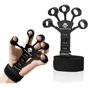 Vein Gripper Set - Gray & Black - Enhanced Vein Visibility and Vascularity Aid - Professional Quality Vein Gripper for Gym, Fitness, and Bodybuilding versatile use