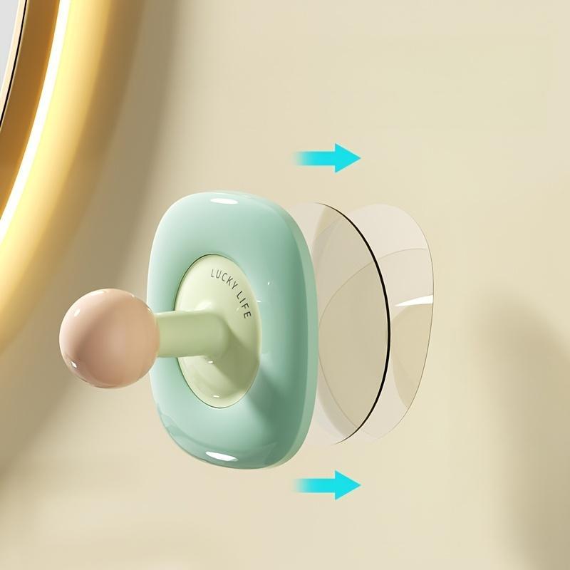 4pcs Dopamine Flower No - Drill Hooks | Entry Door Key Holder, Bathroom Towel Rack | Heavy - Duty Coat Hooks (Ins Style, Multi - Scene Use), Utility Hooks