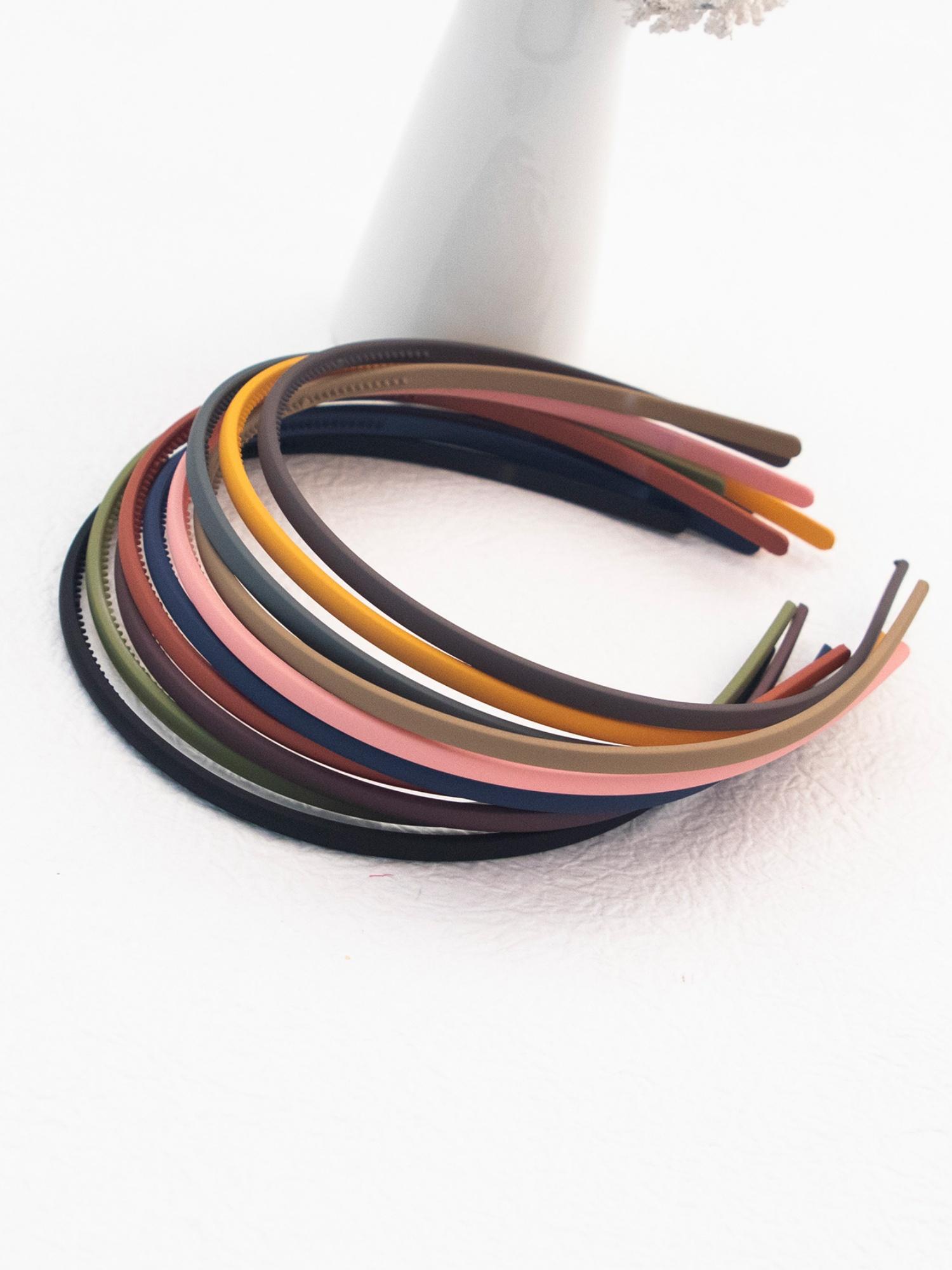 Solid Color Matte Hair Hoop, Fashionable Hair Accessories for Women & Girls, Minimalist Headwear Suitable for Thick Hair