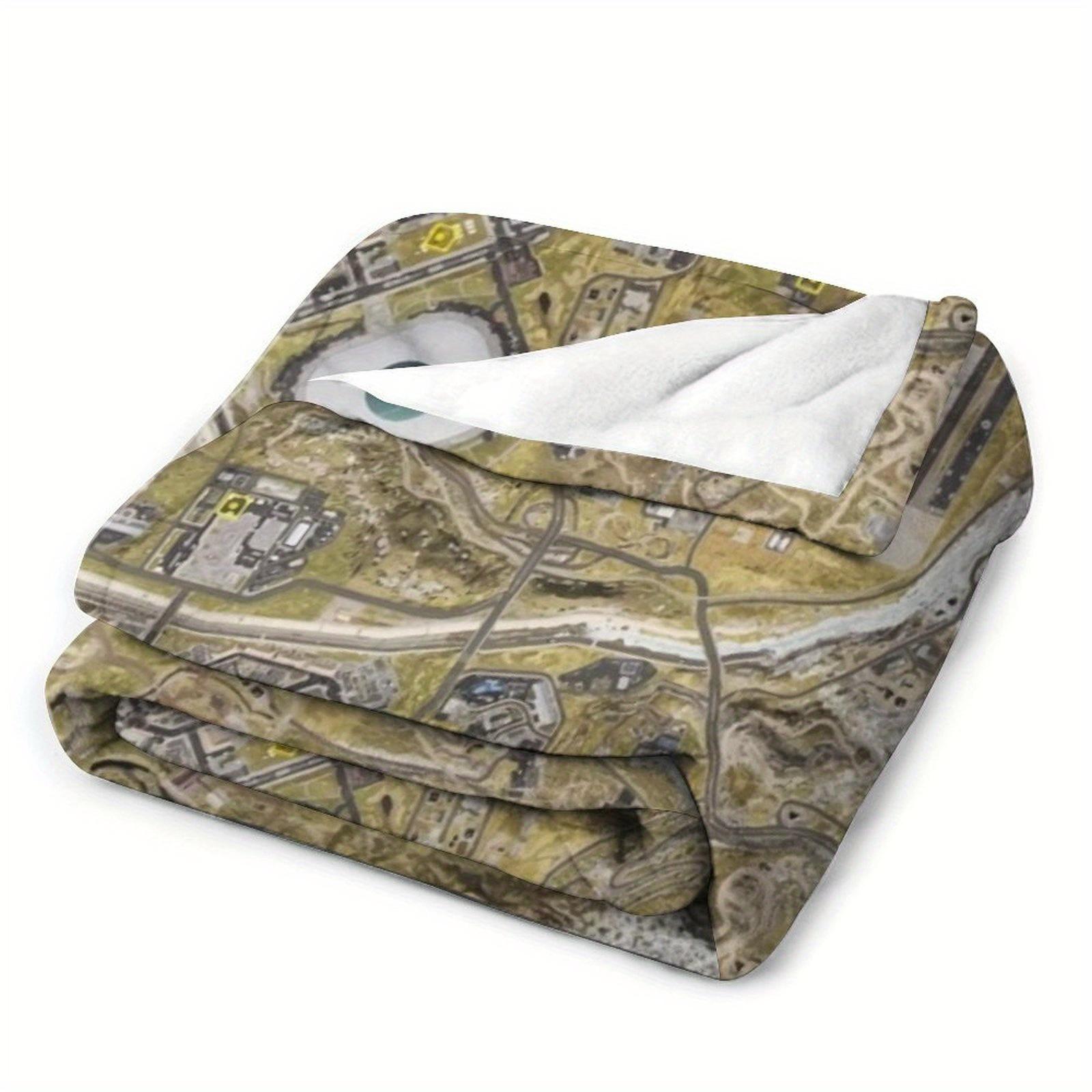 COD WARZONE MAP Throw Blanket. Smooth and Light available for Four Seasons and Four Size.