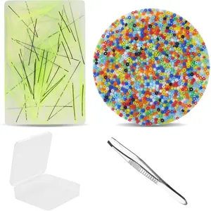2pcs Picky Pad, Skin Picking Fidget Toys, Picking Toys for Anxiety with Trichotillomania, Dermatillomania, Portable Pimple Popping Toy, Sensory Pick Pad for Adults & Kids