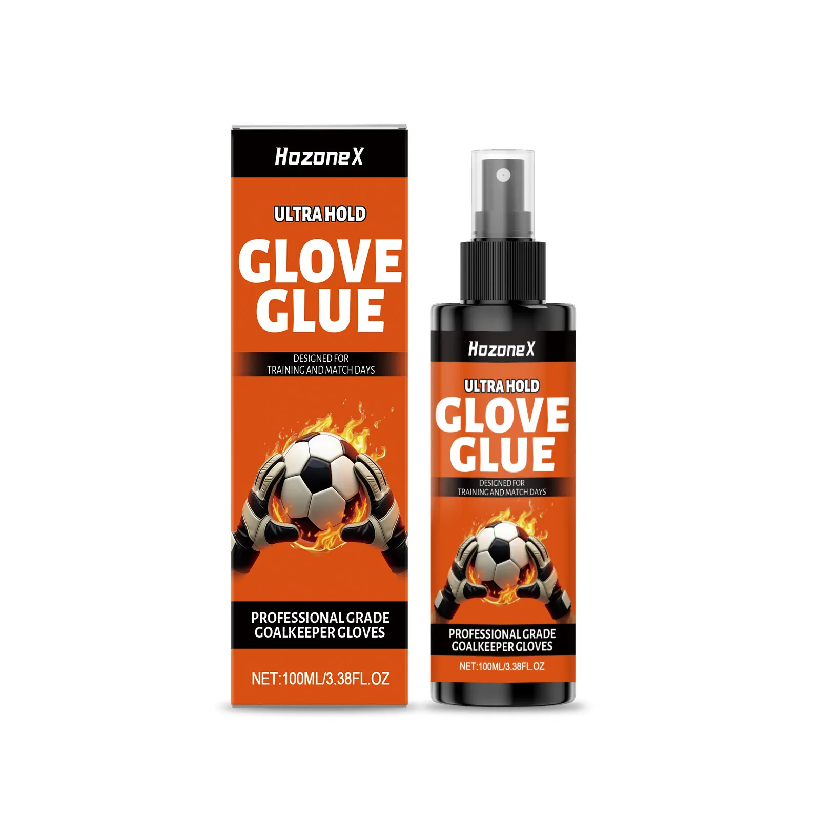 HozoneX Glove Anti-Slip Spray Soccer Goalkeeper Gloves Anti-Slip Grip Enhancer Sports Accessory