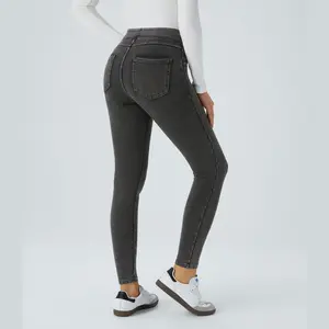 Halara Flex™ Denim Heat High Waisted Pocket Casual Leggings
