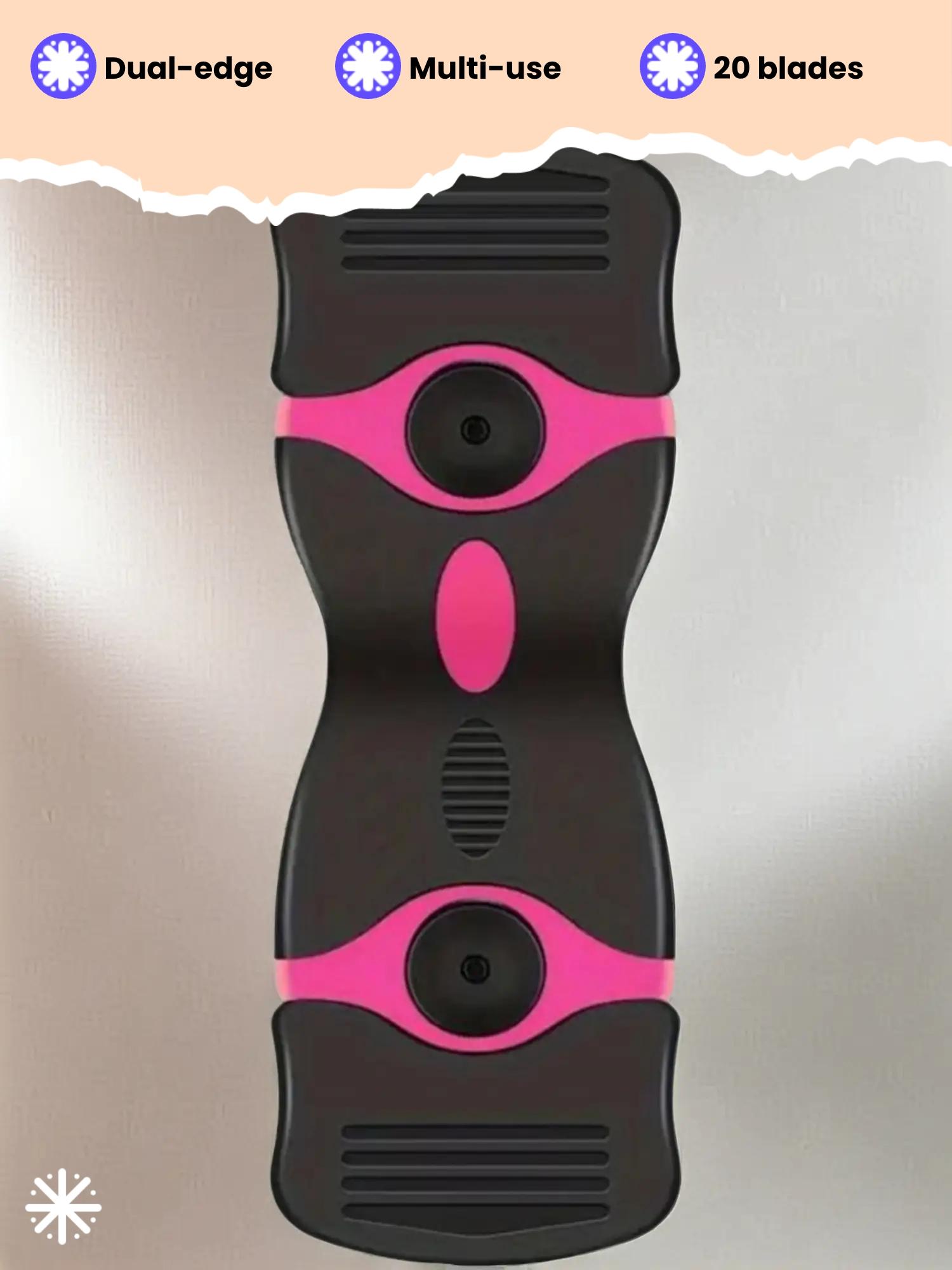 Multi-Purpose Scraper Tool Set with 20 Extra Blades, Dual-Edge Design for Removing Paint Stickers Adhesive Labels