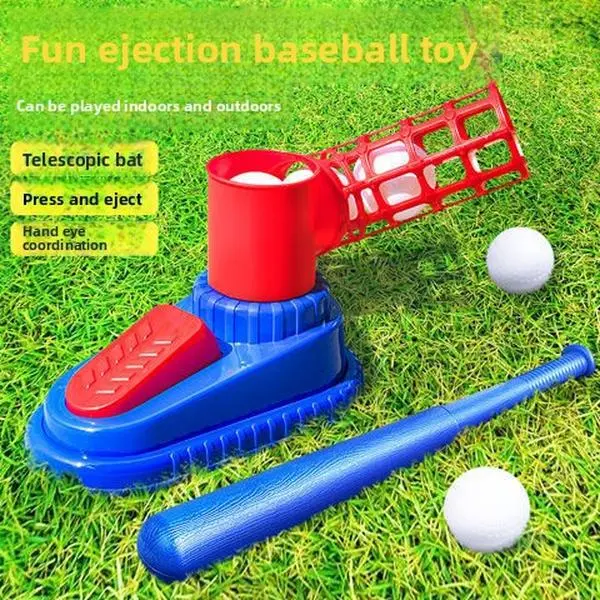 Internet-famous children's baseball ball ball set toy boys' launcher catapult training game indoor sports outdoor sports