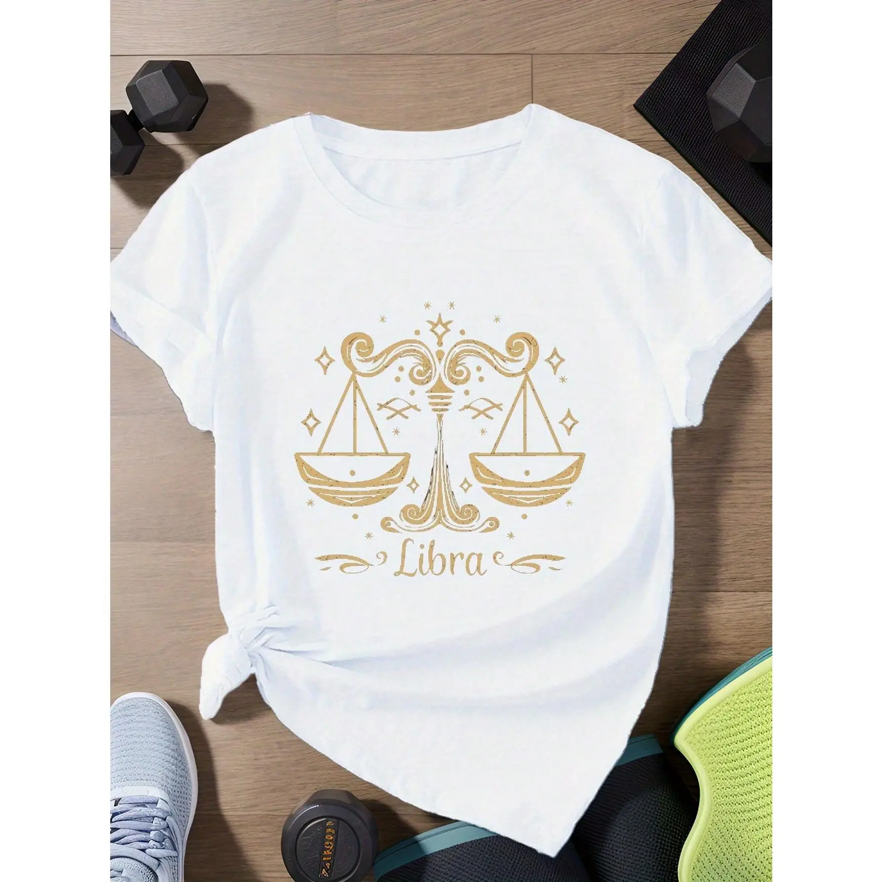 Libra Silhouette Women's Plus Size Sports Short Sleeve T-Shirt | Relaxed Fit