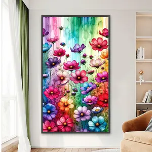 Cosmos 5D DIY Full Drill Round Diamond Painting Kit for Home Wall Decor 40x70cm