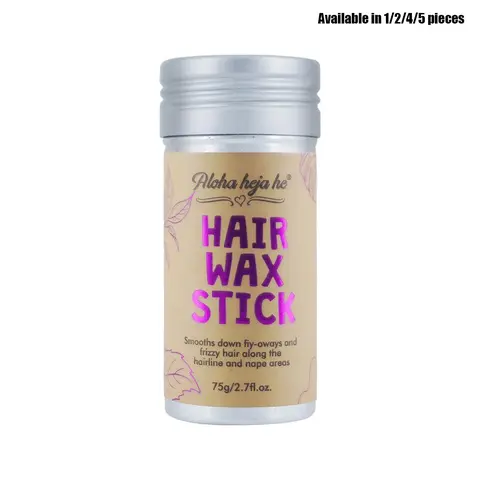 Hair Sleek Wax Stick for Flyaway Control and Styling, Smooth Ponytail, Buns, and Hairstyles, Suitable for Women and Men, Hair Accessory Set