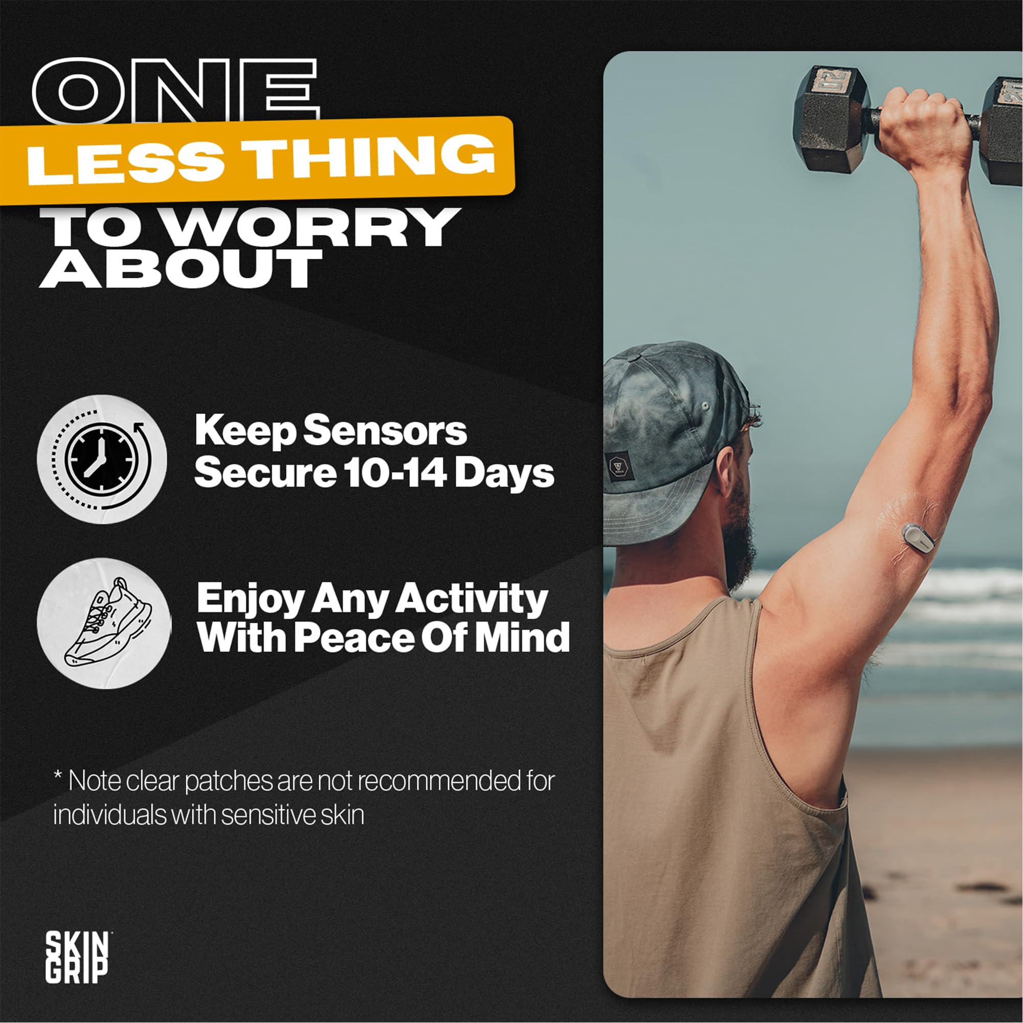 Adhesive Patch Compatible With Dexcom G6 Patches Waterproof & Sweatproof Cutout  Lasts 10-14 Days Continuous Glucose Monitor Cgm Sensor Cover - 20 Pack Clear