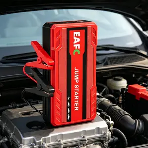12V 800a Portable Car Emergency Starter Battery, Multi-Function with LED Light, Phone Charger, Smart Battery Clip, for Cars Under 3.0L