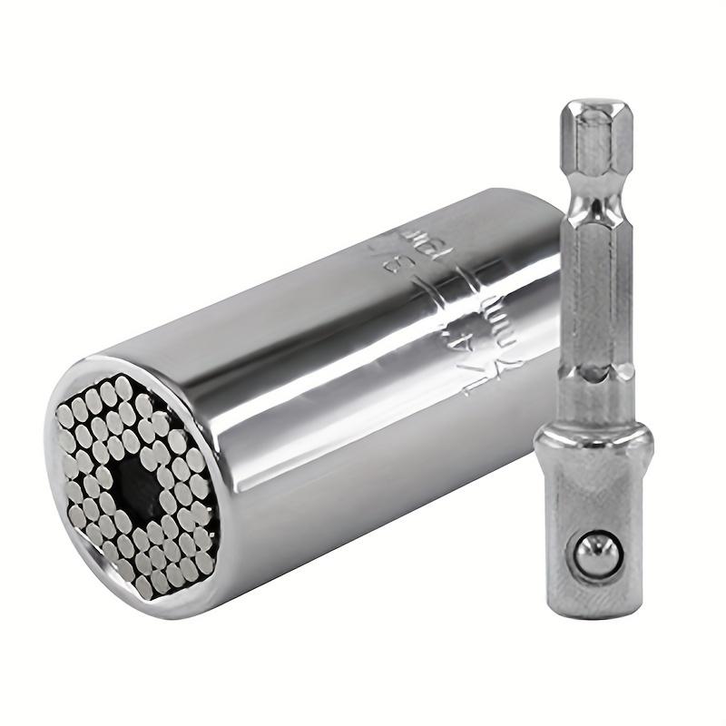 Super Universal Socket Tool, 1 Count Socket Set with Power Drill Adapter, Cool Stuff Gadgets for Men Women Birthday Gift for Dad Fathers Husband