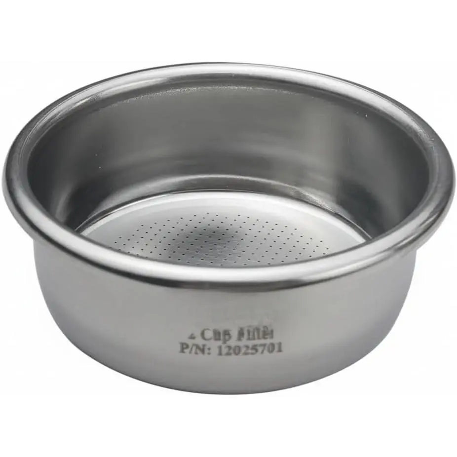 54mm Non-Pressurized Double Filter Basket, Single Wall 2-Cup for  Barista Express/Pro//Bambino/Infuser (820/840/870/875/878/879/880/450/550), 304 Stainless Steel