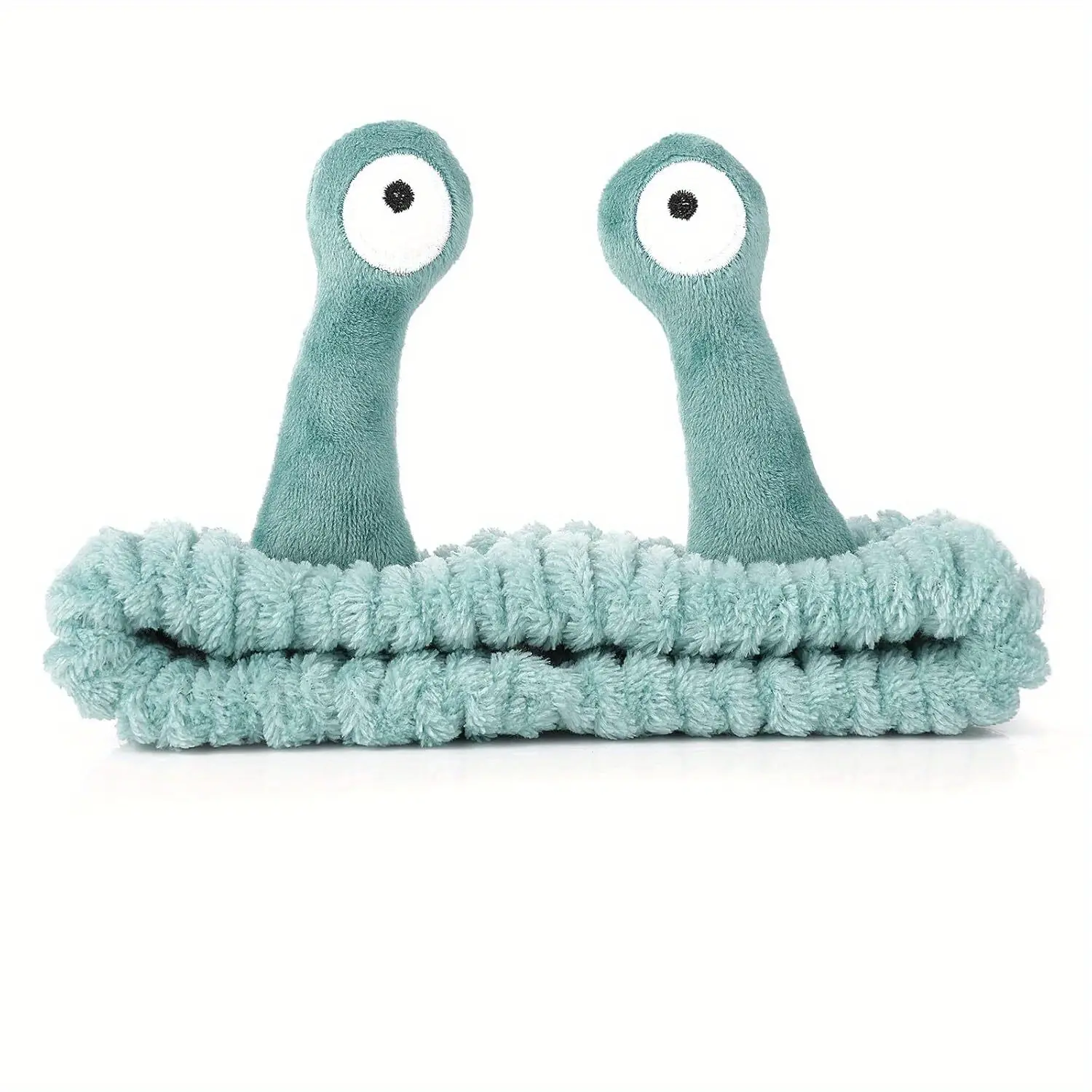 1pc Face Wash Headband, Snail Spa Hair Bands Makeup Headbands Women Cartoon Cute Coral Fleece Elastic Headband Creative Hair Accessories for Washing Face Beauty Skincare