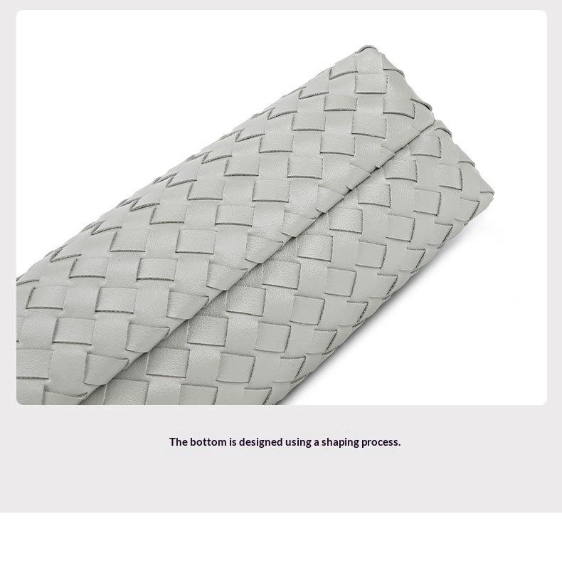 LUNÉ KVI Light Luxury Minimalist Handwoven Crossbody Bag for Women, Versatile and Elegant Crossbody Bag, Exquisite and Fashionable Half-Moon Shoulder Bag