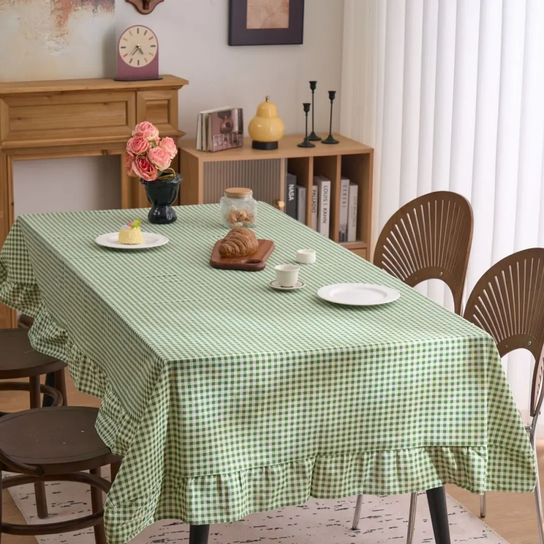 Classic Plaid Tablecloth, Perfect for Parties, Dinners, Festivals, Home Dining Decor, 1 Piece, Elegant Table Setting Accessory