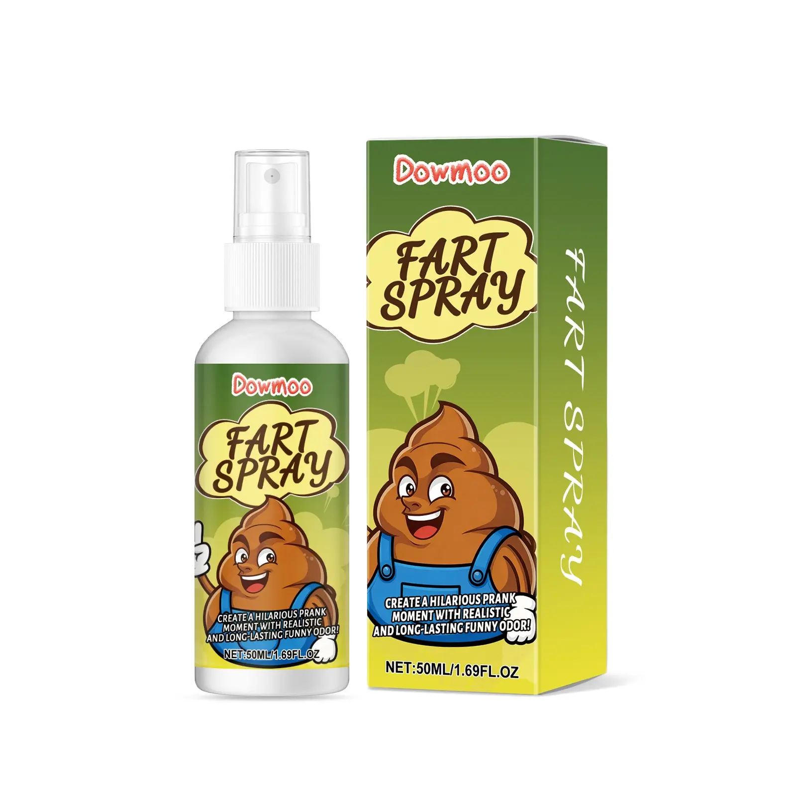 Laughing Smith Pedos Húmedos Spray, Strong Smelly Gift for Adults and Kids, Non-Toxic Funny Prank Items, Scented Like Gas