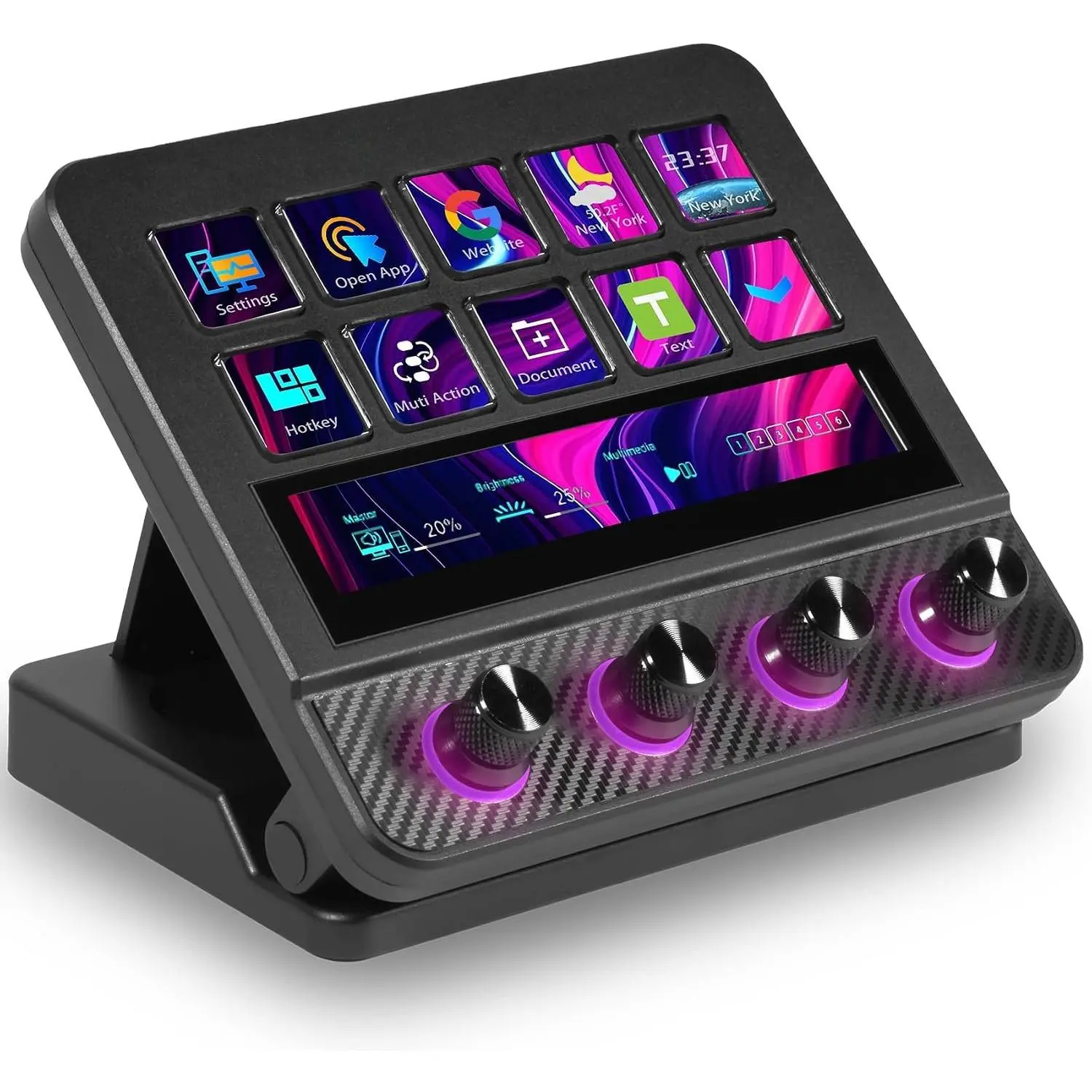 VSD N4 Pro Stream Controller Streaming Deck, Audio and Studio Controller