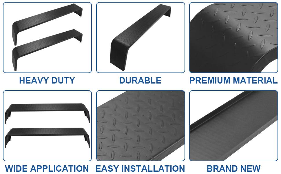 GARVEE Heavy Duty Steel Trailer Fenders - 2Pcs Set for 13-15 Inch Wheels, 66" x 9.1" x 20" Dimensions, Ideal for Tandem Axle Trailers, Durable and Reliable Protection for Your Trailer Wheels.