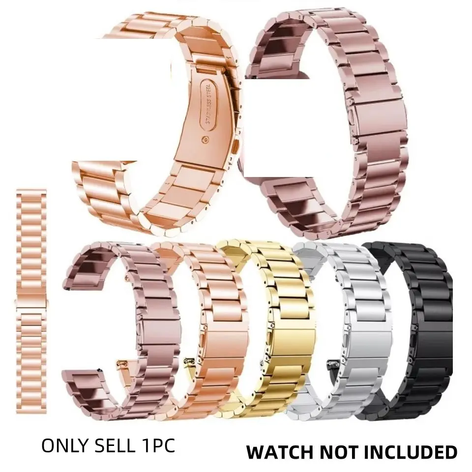 Stainless Steel Watch Band (Band Only), 1 Count Replacement Watch Band for Fitbit Versa /Versa2/Versa Lite, Smart Watch Strap, Smartwatch Accessories, Wearable Tech Accessories
