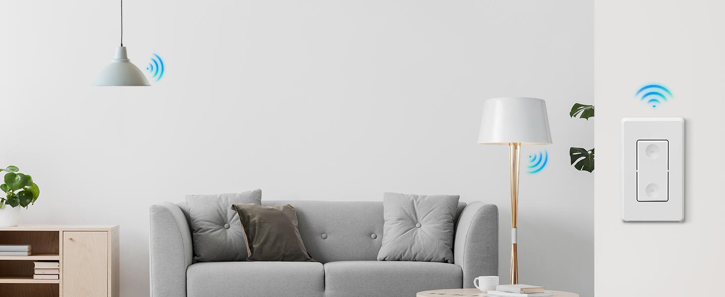 SQ-PNC004 Remote Control Light Bulb Socket, Wireless Light Switch for Pull Chain Light Fixture, Remote Light Socket E26 E27 Bulb Base with Wall Mounted Wireless Controller, No Wiring, ETL Listed SQ-PNC004 Remote Control Light Bulb Socket, Wireless Light Switch for Pull Chain Light Fixture, Remote Light Socket E26 E27 Bulb Base with Wall Mounted Wireless Controller, No Wiring, ETL Listed