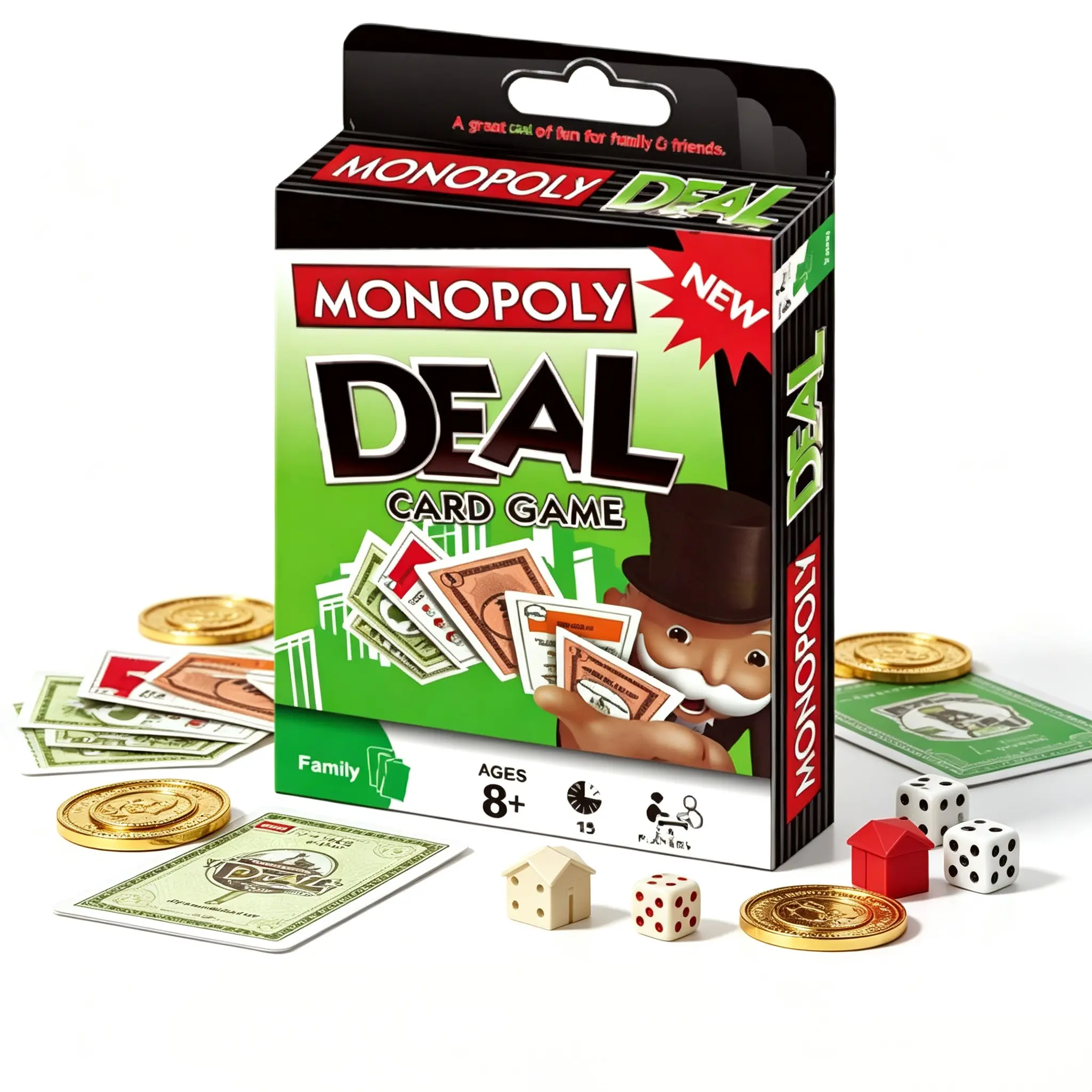 Funskool Monopoly Deal Card Game, Fun Family Board Games, Perfect Gift for Kids & Adults, Includes Express Shipping Option