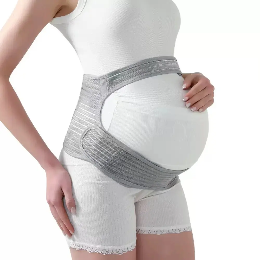 Maternity Support Belt for Back Pain, Pregnancy Belly Band for Lower Back & Pelvic Support, Adjustable Breathable Belly Support Band, Maternity Belly Bands