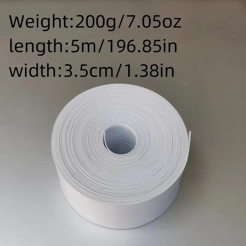 1/3 Rolls White Caulk Tape - Self Adhesive Waterproof Sealant Strip for Bathroom, Kitchen, Sink, Tub, Shower, Bathtub & Toilet Edge Protection