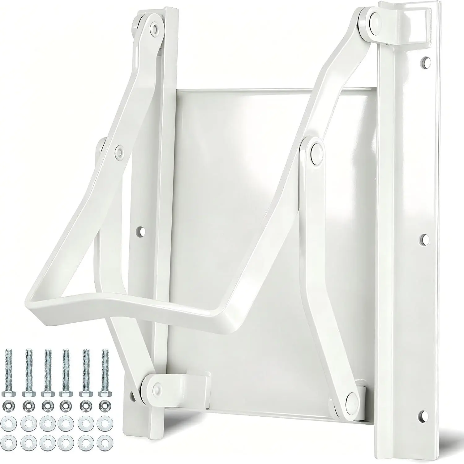 9 in x 9 in Sliding Grain Gate-Grain Bin Slide Gate for  Tote-White | Grain Gate Kit 9 in x 9 in,Anti-rust coating,Grain bin Slide Gate of Grains Storage are  to Facilitate Transfer of Goods