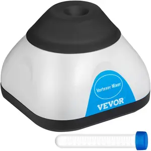 【DealsForYouDays】VEVOR Vortex Mixer, 3000RPM Mini Vortex Mixer Shaker, Touch Function Scientific Lab Vortex Shaker, Mix Up to 50ML, 6mm Orbital Diameter for Test Tube, Tattoo Ink, Nail Polish, Eyelash Adhesives, Paint