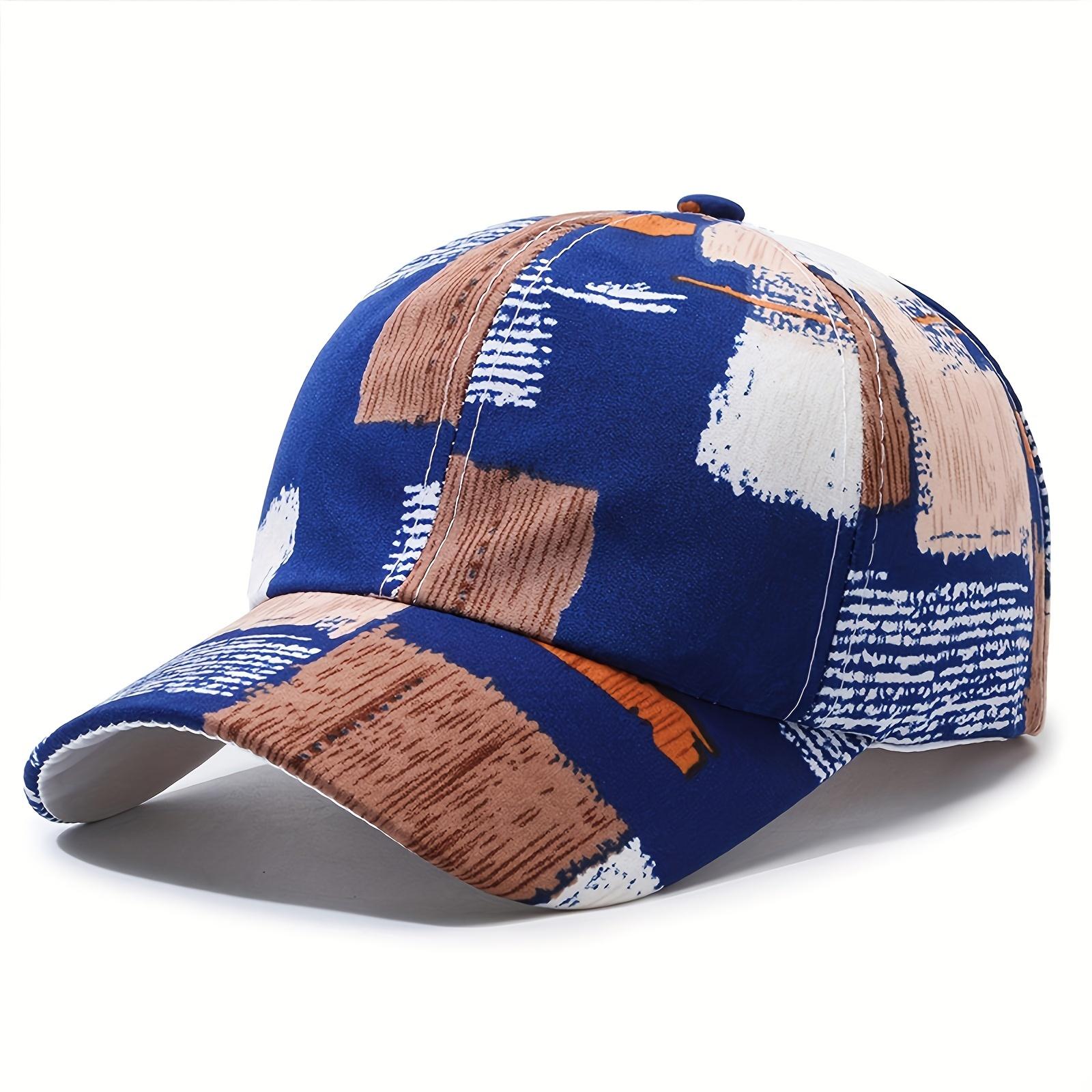 New Trendy Graffiti Checkered Unisex Baseball Cap