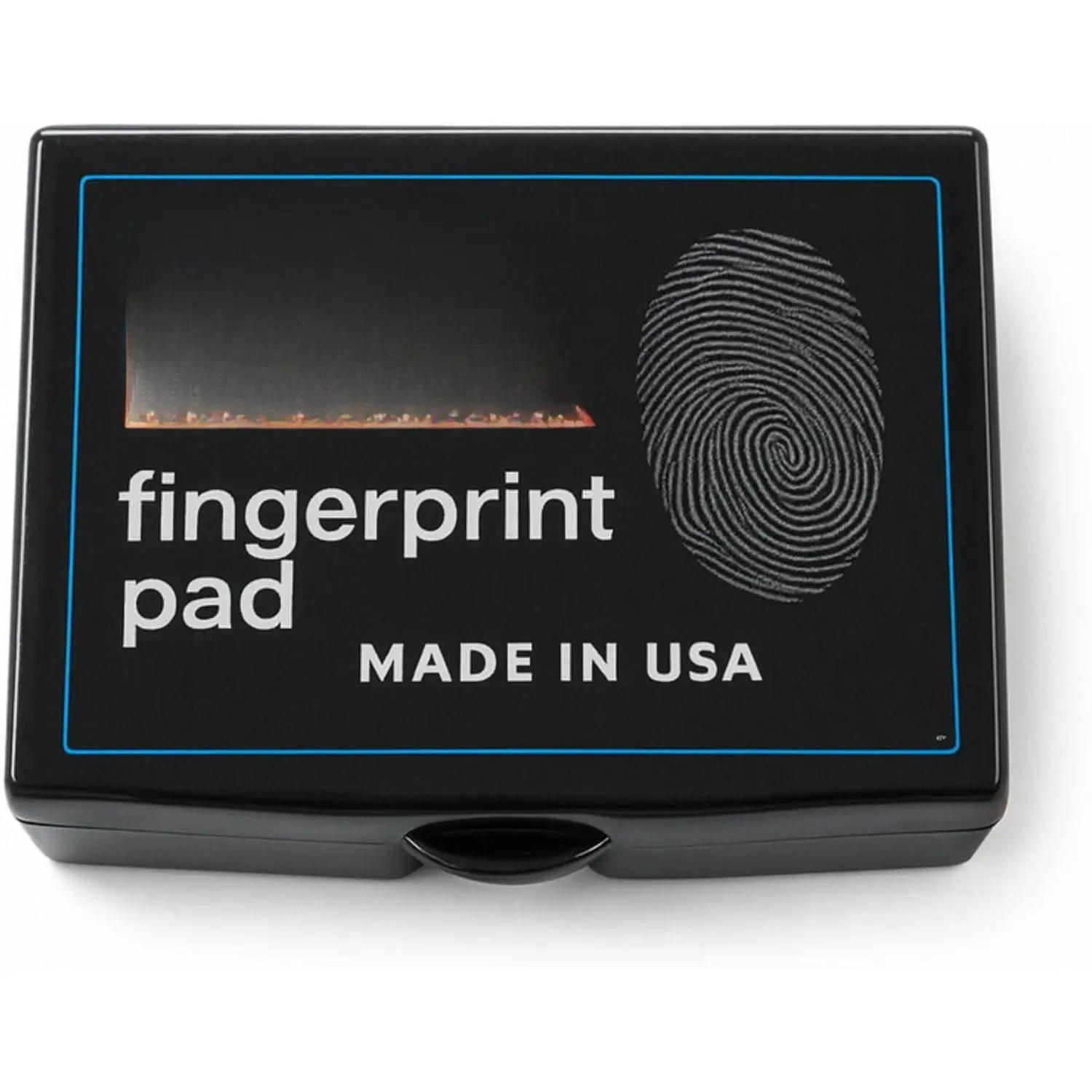 Inkless print Pad – Black (1-Pack), Quick-Dry No-Mess Thumbprint Ink Pad for Notary Public and ,  &