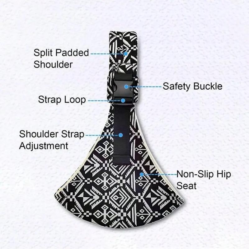 Adjustable Ergonomic Straps | Lightweight, Hands-Free Carrier — Supports up to 45 lbs