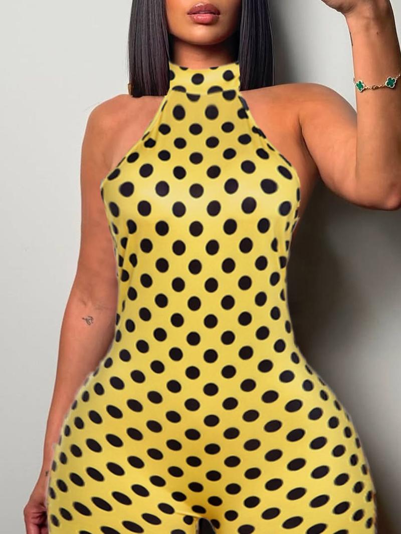 Women's Leopard Print Jumpsuit, Fashion Casual Jumpsuit for Daily Outdoor Wear, Women Jumpsuits for Summer, Womenswear