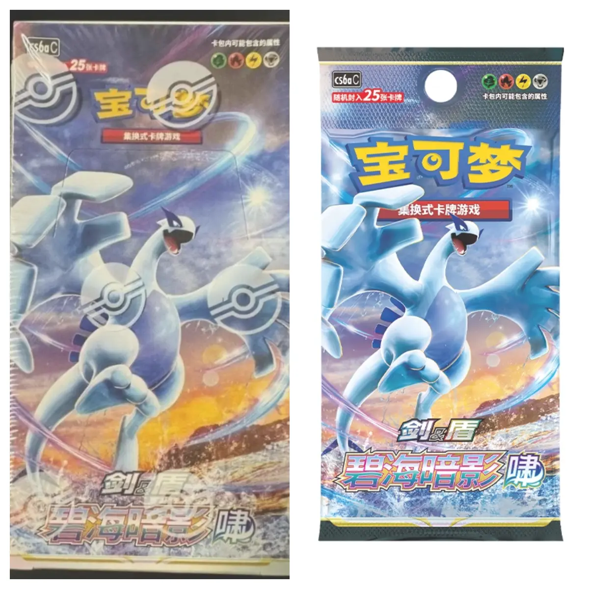CS6aC Shadow of The Blue Sea Xiao Lugia Jumbo Booster Box&Pack Sealed Pokemon Chinese