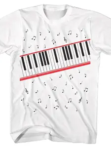 2026 Summer New Michael Jackson Beatit Piano T-Shirt, Unisex Casual Long Sleeve Tee, All-Over Print Design, Perfect Gift for Fans
