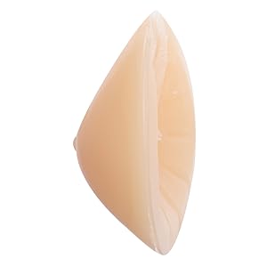 Silicone Breast Form Triangle Mastectomy Prosthesis Bra Pad Enhancer Only 1 Piece