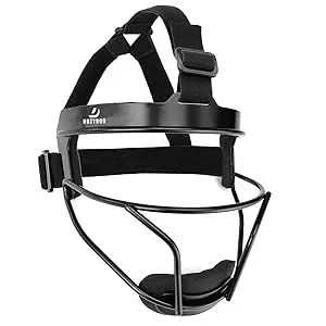 Softball Face Mask With Wide Vision - Lightweight Protective Mask For All Ages