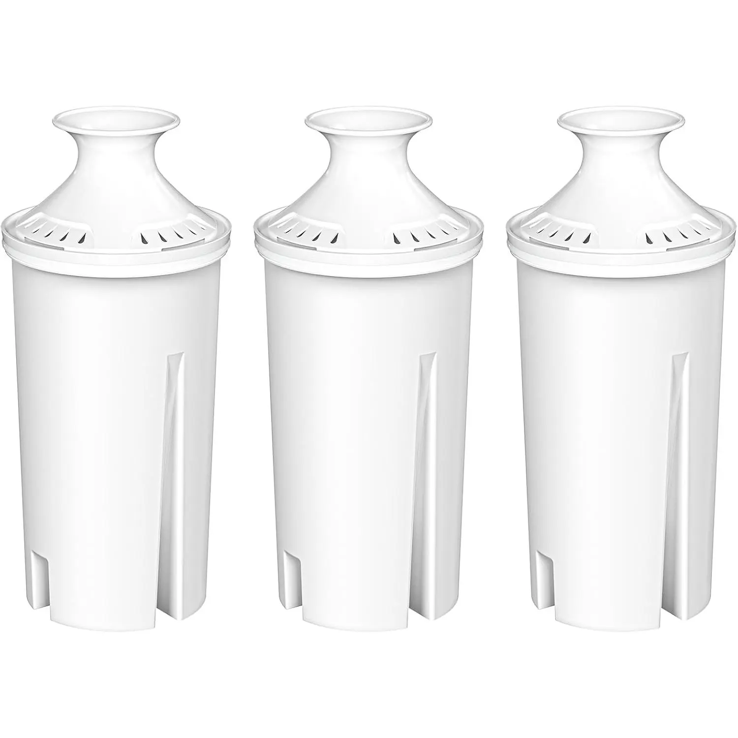 3-Pack Water Filter Replacements for Brita Water Pitchers and Dispensers, NSF 53&42 Certified to Reduce Cadmium, Mercury, Copper, Zinc, BPA free, Lasts 2 Months or 40 Gallons