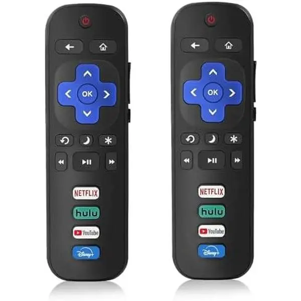 2PCS Nmaayss Replacement Remote for Roku TV |   Compatible with TCL Roku/Onn Roku/Hisense Roku/Philips Roku/Sharp Roku/Westinghouse Roku/Insignia Roku TV,Protective,HDMI