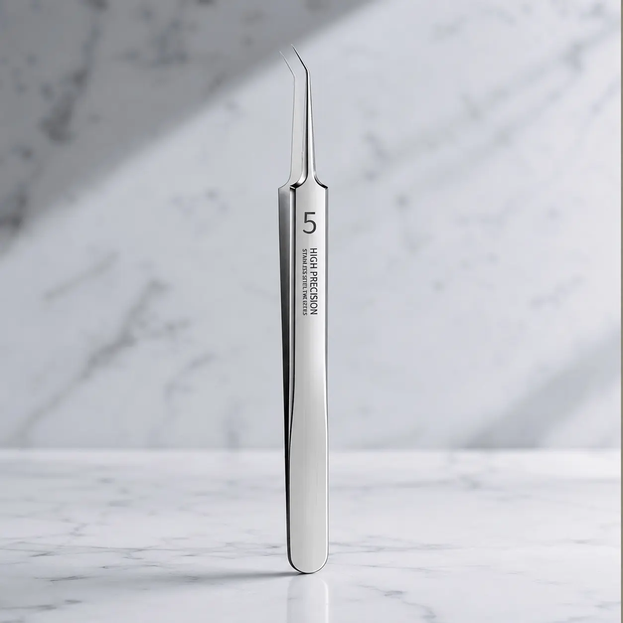 Professional Precision Stainless Steel Tweezer: Non-Magnetic Anti-Static Tip for Electronics Repair, Jewelry Making, Laboratory, DIY Crafts & Industrial Fine-Detail Work