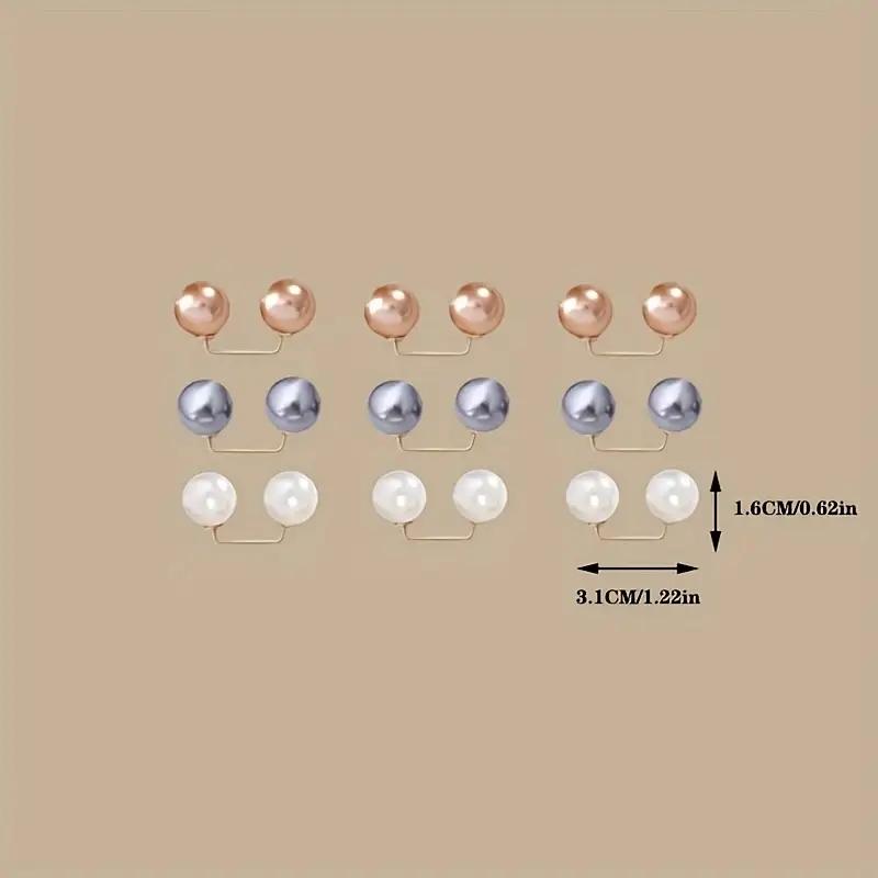 20pcs Pearl Pins, Adjustable Multi-Functional, Non-Slip Safety Pins, Waist Cinch, Neck Adjustment, Scarf Holder, Fashion Accessories, Dress Shirt Decor