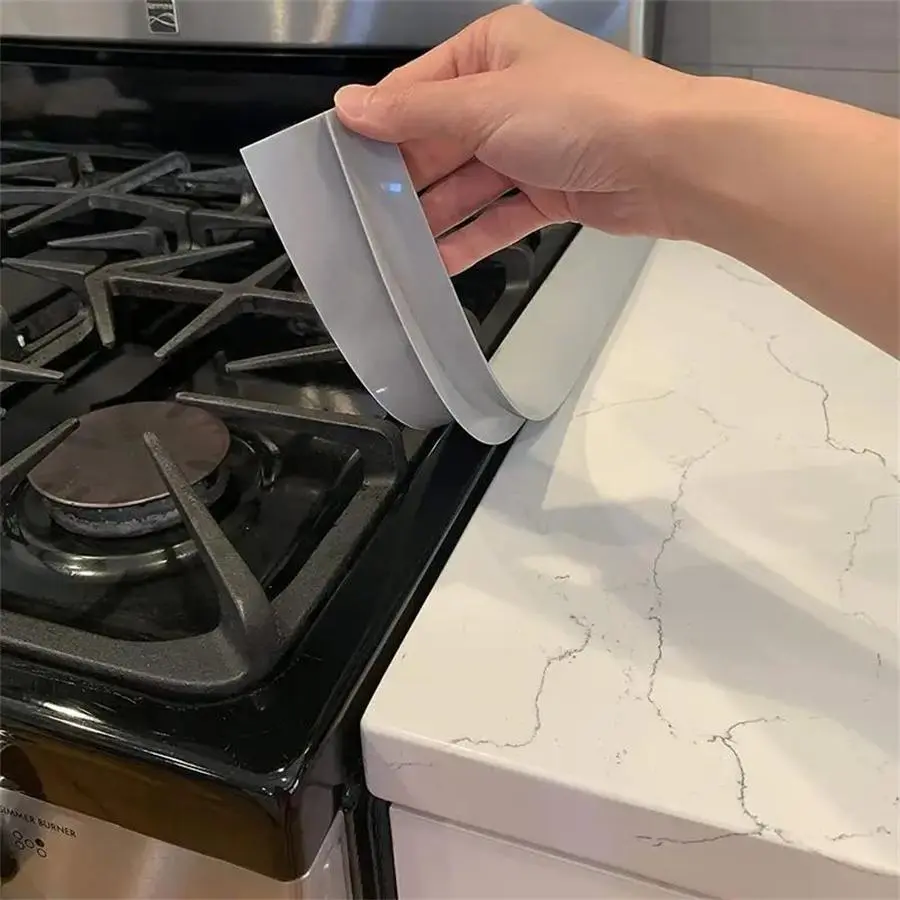 Silicone Gap-Seal for Fall, Easy-Clean & Oil-Resistant, Countertop & Stove Gap-Cover, Waterproof & Heatproof, Kitchen Gift