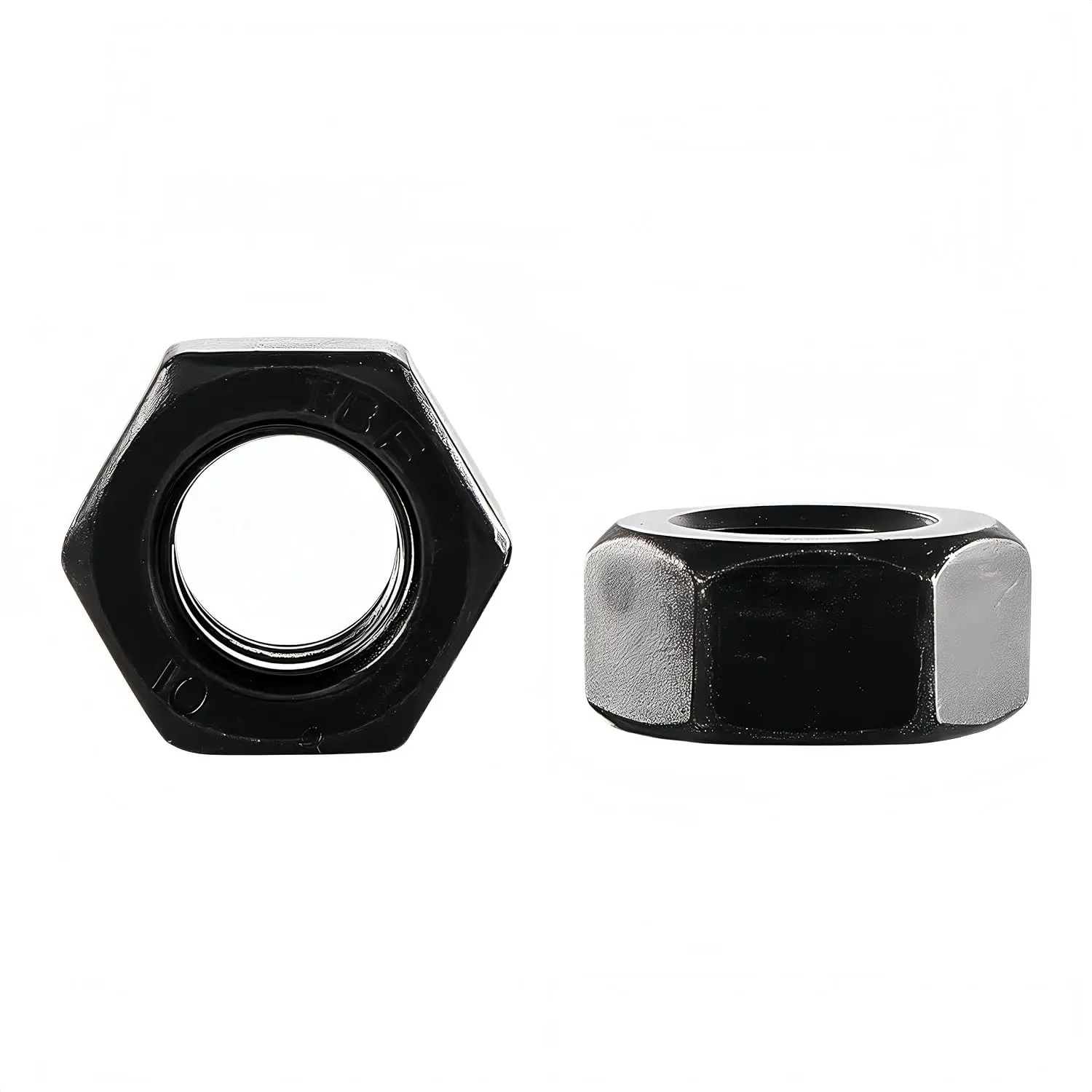 M6x1mm Metric Hex Nuts, Grade 10.9 Alloy Steel, Black Oxide Finish, High Strength, 100 count