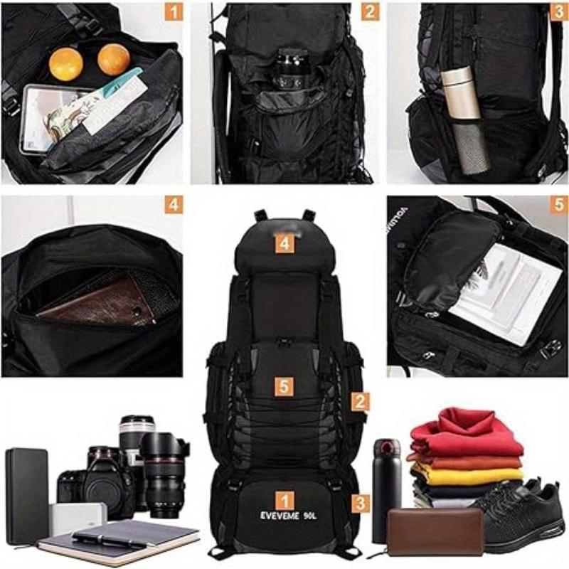 Stop playing Tetris with your camping gear.  90L mega daypack means you just throw everything in. Integrated hydration? Keeps you drinking hands-free. Ideal for long hauls.