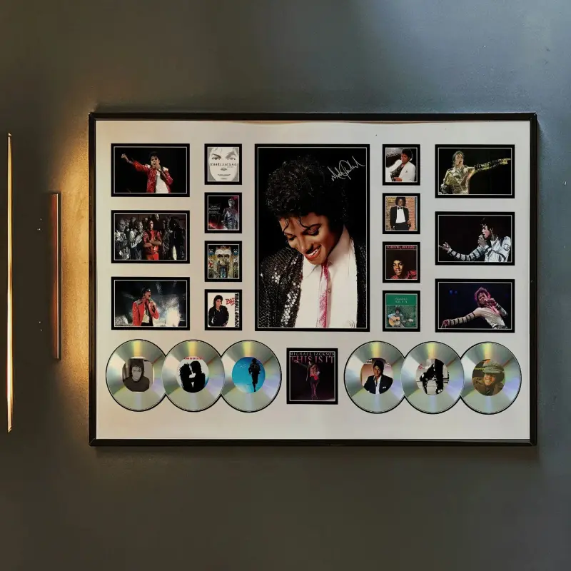 Michael Jackson Signed Decor Edition Memorabilia Poster - Iconic Performer Tribute Wall Art - Limited-Edition Music Print - Premium Home Gallery, Bedroom Decor, Room Decorations