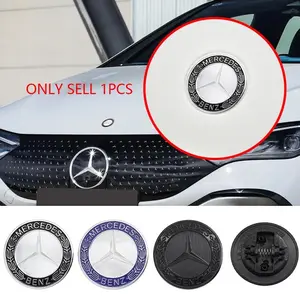 Car Wheel Center Hub Caps 4PCS 75MM For Mercedes Benz AMG W203 W206 W220 W205 W211 W212 GLA GLC CLA A Emblem Tire Rim Covers