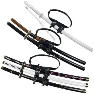 Damascus Sword Holster Katana Belt Anime Cosplay Costume Original Samurai Sabre Waist Real Full Size Japanese Katana Holder Gift