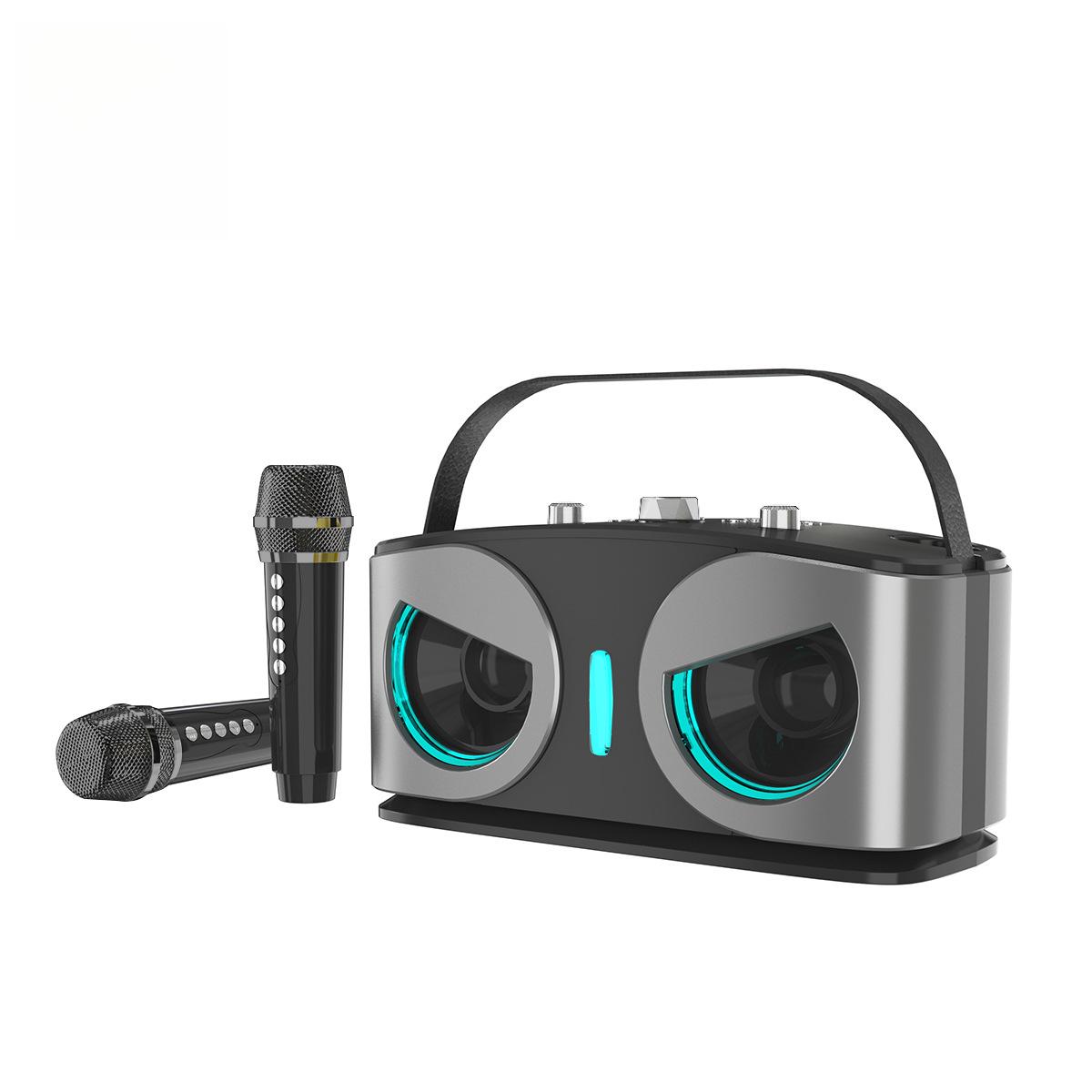 20W Mini Mic Bluetooth Speaker Wireless Karaoke Audio Home Theater Sound System