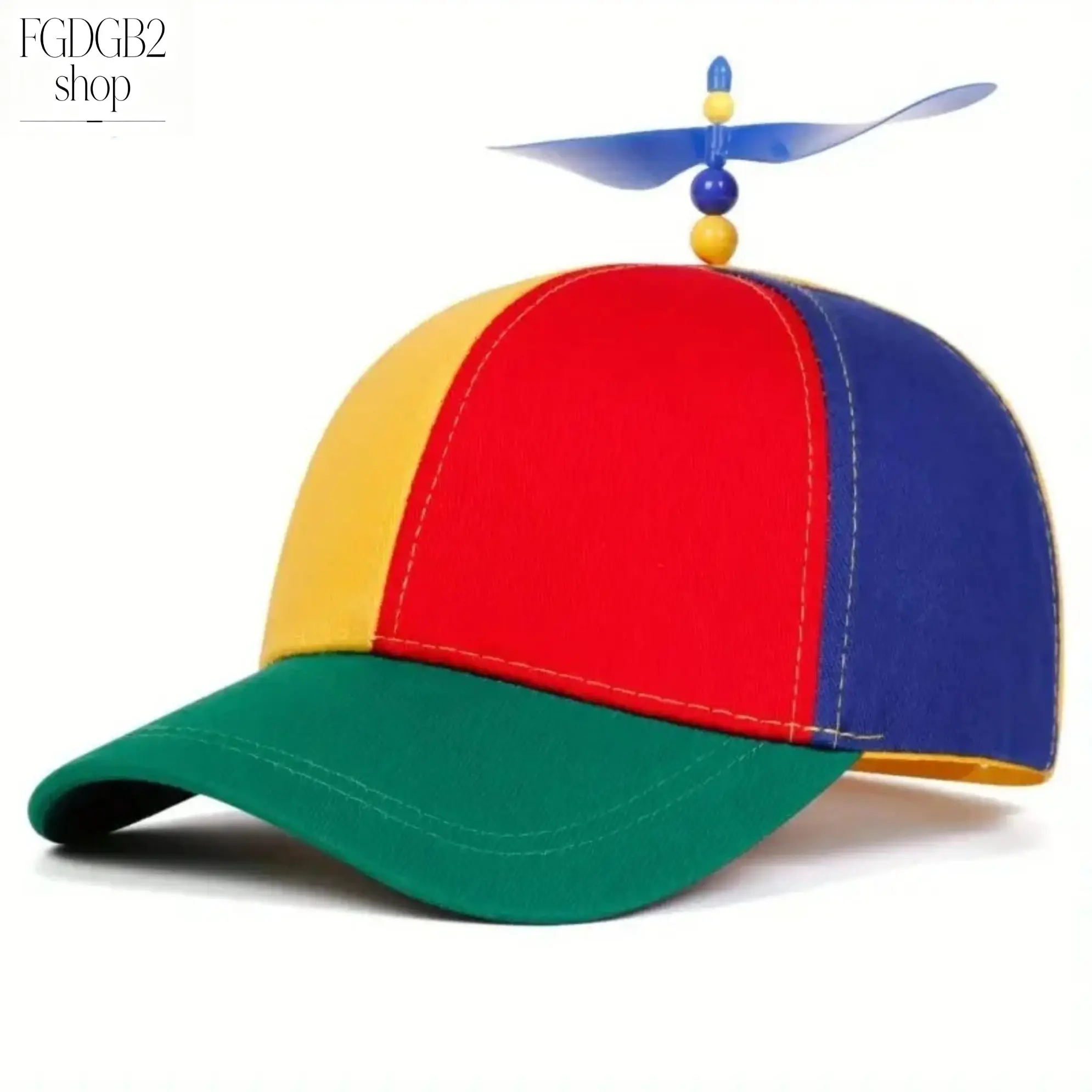 Unisex Colorful Propeller Graphic Cotton Dad Hat - Adjustable, Lightweight, Sun Protection Baseball Cap for Beach, Outdoor Activities & Everyday Wear